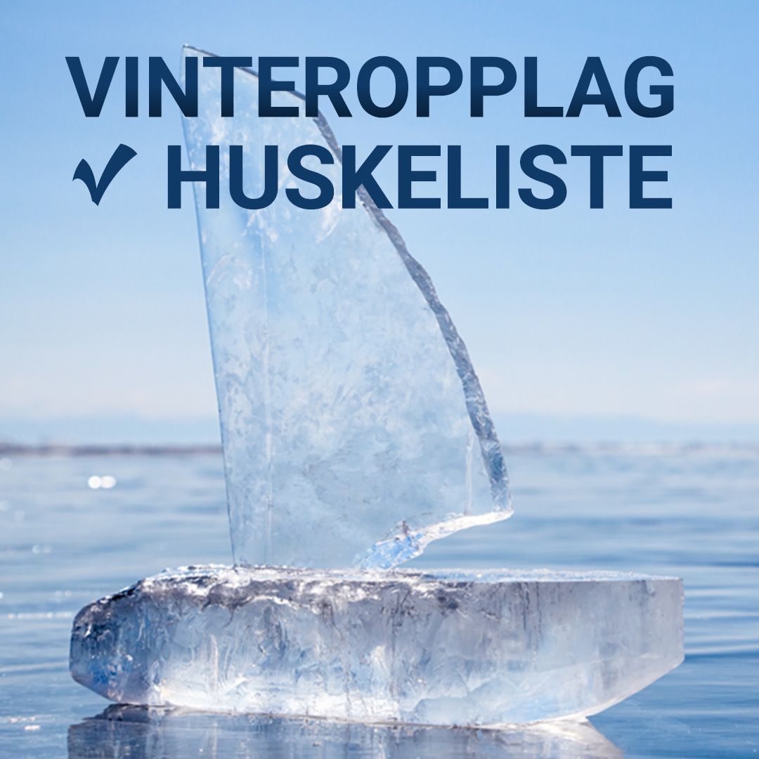 Vi har satt opp en liste over hva du bør huske på i forbindelse med vinteropplag av båten.