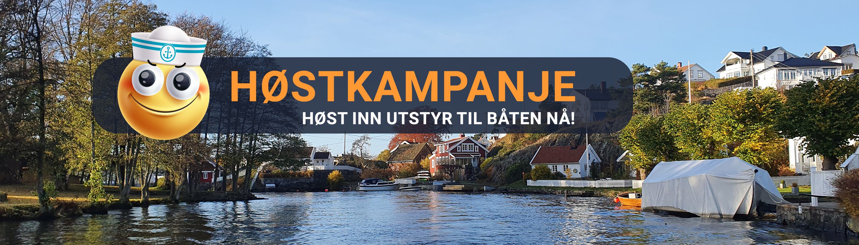 Høstkampanje – Høst inn utstyr til båten nå!