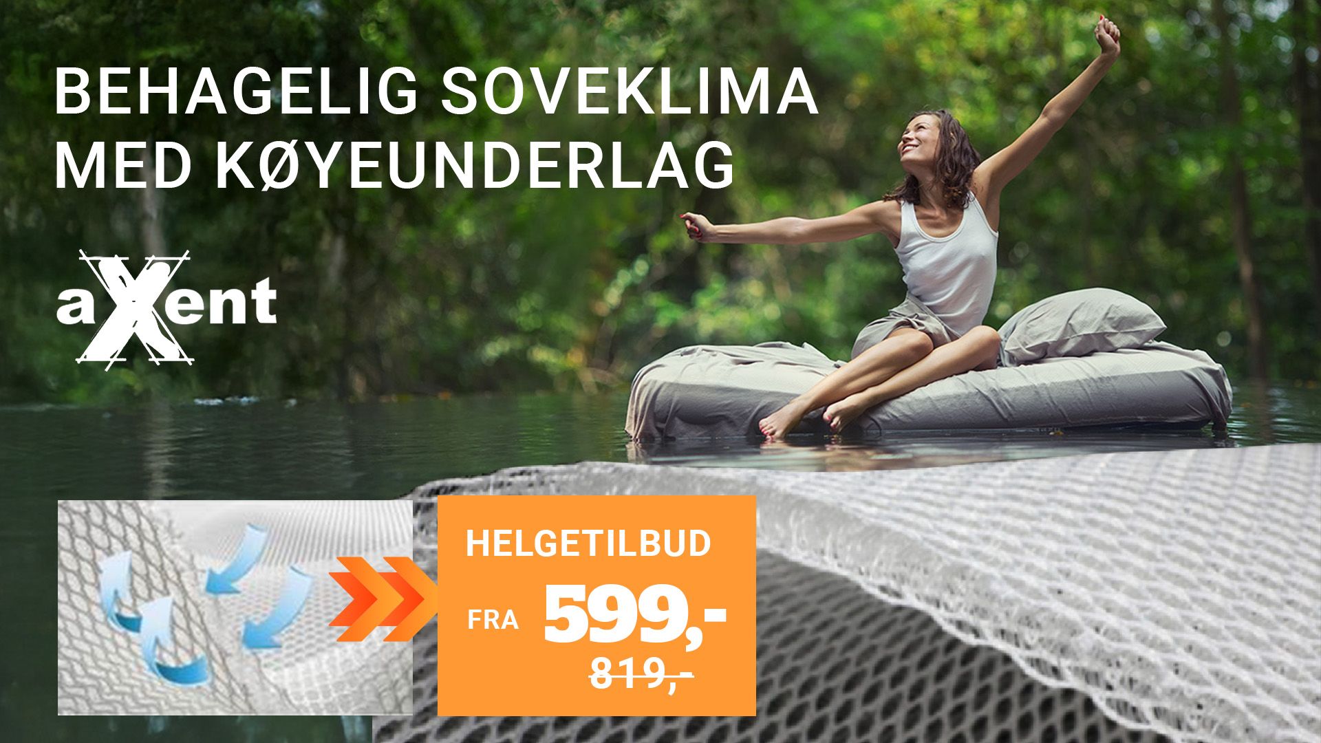 Helgetilbud på køyeunderlag
