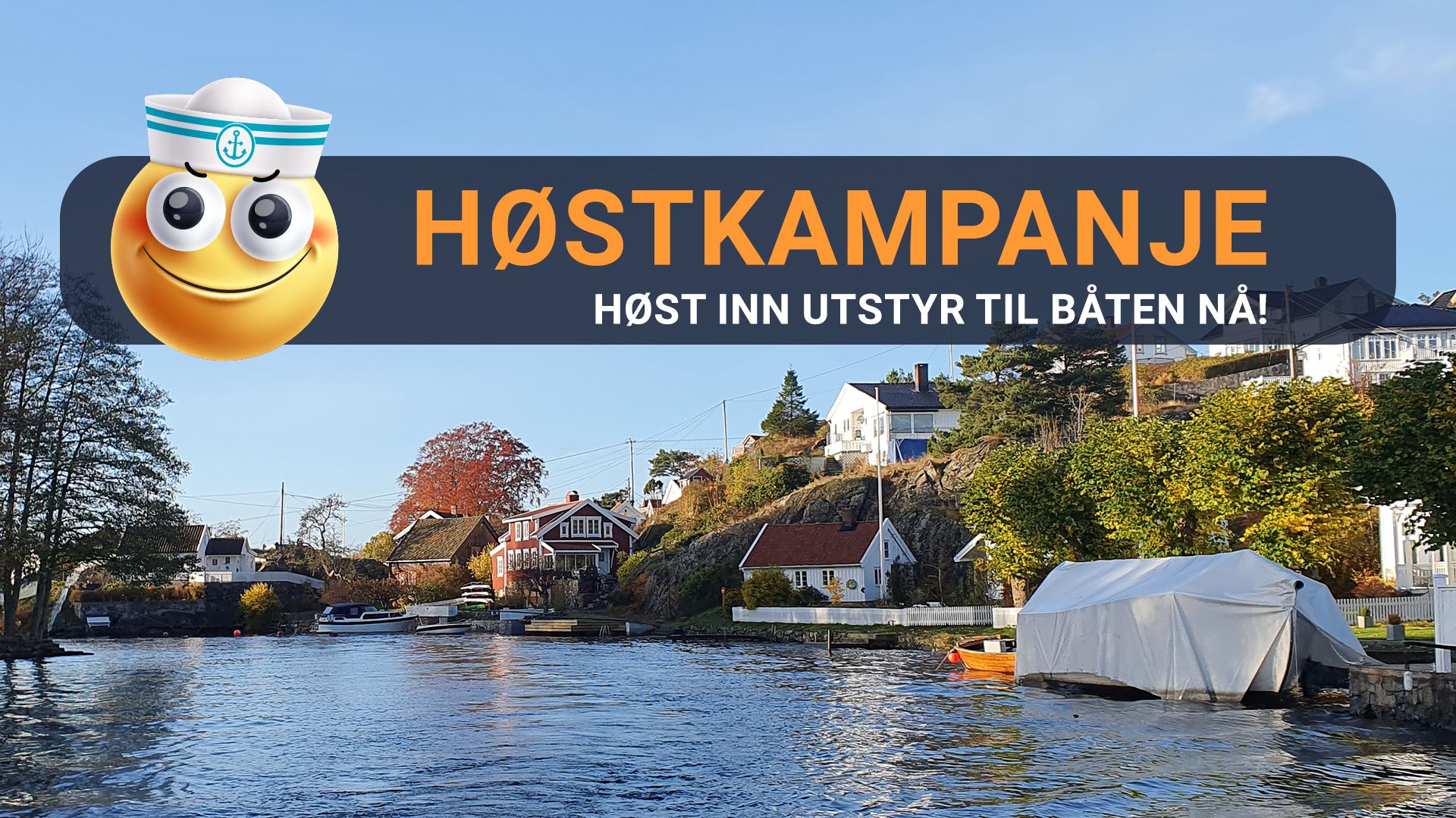 Benytt deg av vår eksklusive høstkampanje og gjør båten klar for høst og vinter. Nå får du rabatter på bakke- og dekkstativ, slitesterke presenninger og båtpleieprodukter fra bransjens beste merker som Euromeci og Hempel.

Vi tilbyr også drivstofftilsetning fra Quicksilver, praktiske løsninger for landstrøm, samt spennende nyheter fra Seaflo, som lyskastere og toaletter, som gir båten din et ekstra løft før vinteren.