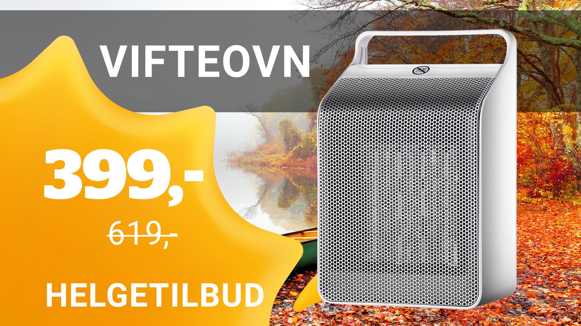 Helgetilbud på vifteovn