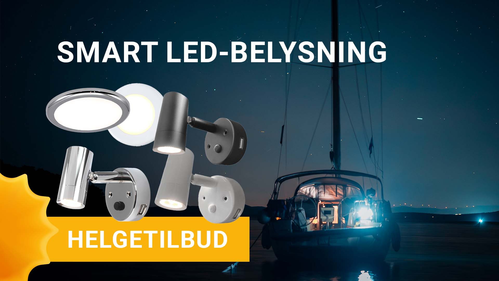 Smart LED-belysning fra Nautilight for båt – nå på helgetilbud!
