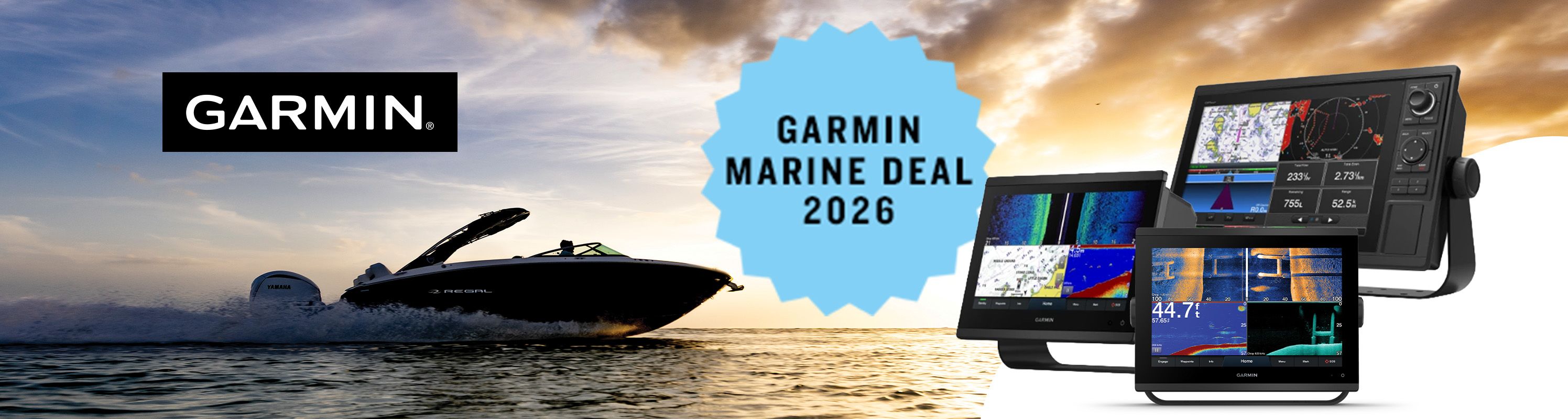Garmin Marine deal 2026 varer fra 01 april t.o.m. 31. mai