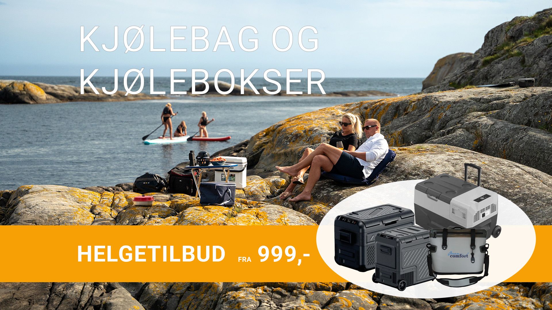 Helgetilbud på kjølebag og kjølebokser fra kr 999,- kun i helgen uke 16.