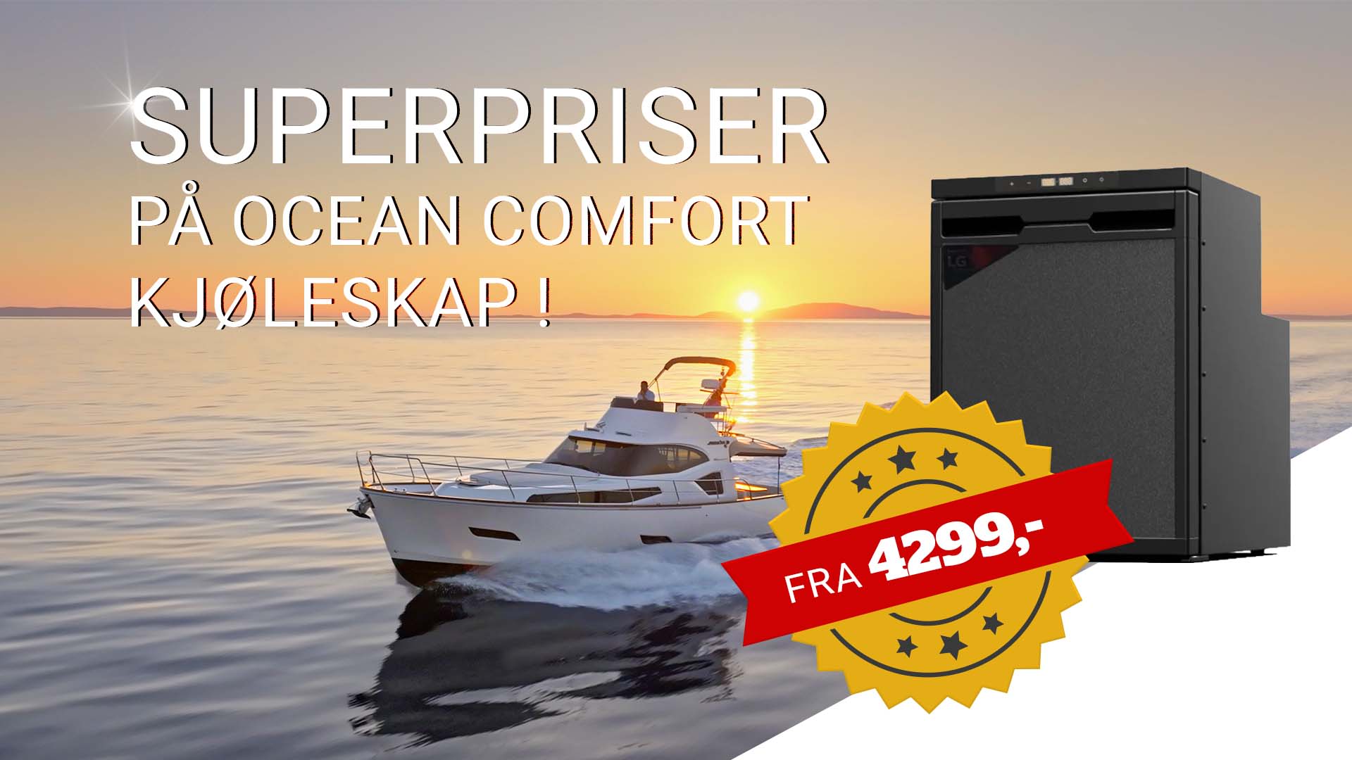Moderne kjøleskap i stilren design med dørfront i sort børstet stål og svart ramme. Kjøleskapet kommer med en driftssikker, stillegående og effektiv kompressor fra verdensledende LG. Kompressoren får raskt kjøleskapet ned til korrekt temperatur.