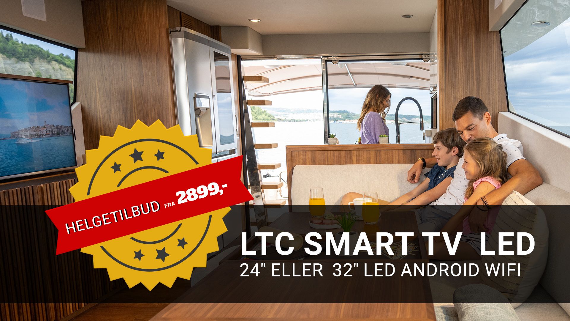 Helgetilbud på LTC  Smart TV LED  Android WiFi