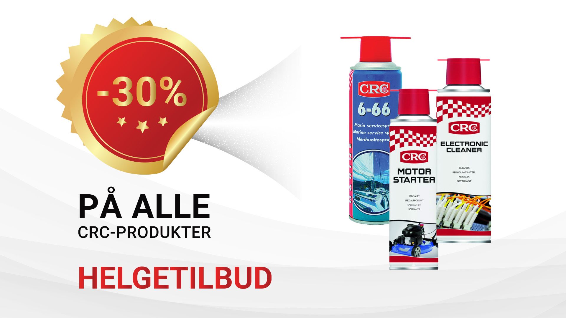 -30% rabatt på alle CRC produkter