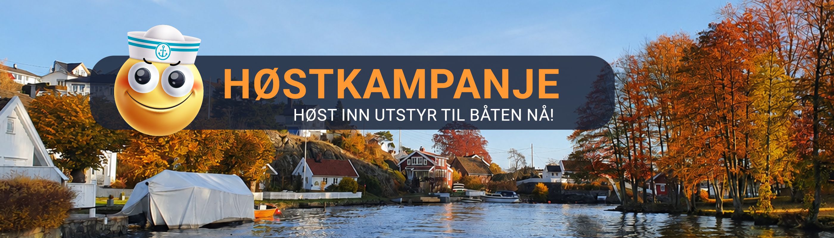 Høst inn utstyr til båten nå.