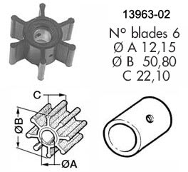 Product Image for Impeller 101 Johnson Pump 810b