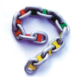 Product Image for Markør Kjetting 6mm Hvit 14stk I Pakke