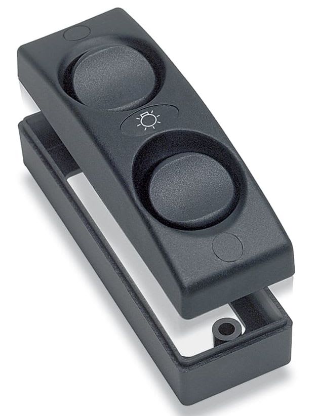 Product Image for Bep Bryterpanel M/2 Brytere Av-på/av-på Sort