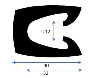 Product Image for Pvc Fenderlist C1564a Sort 18m