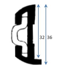 Product Image for Pvc Fenderlist B1582b Sort 15m