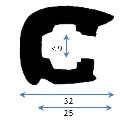 Product Image for Pvc Fenderlist C1544b Sort 12m