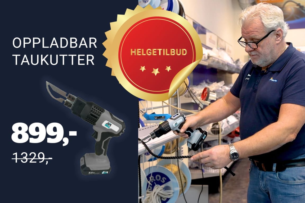 Oppladbar taukutter på helgetilbud i uke 37