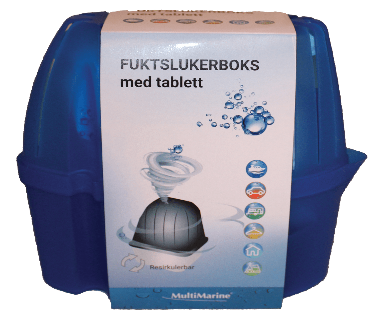 Multimarine Fuktslukerboks m/1stk 450gram tablett