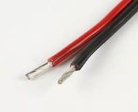 Kabel fortinnet sort/rød 2x1,5mm2 til 2x6mm2 ferdige lenger