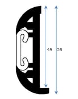 PVC Innleggslist C2082A 18,5m