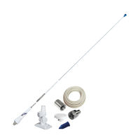 Glomex VHF Antenne m/Avtagbar Pisk 4,5m Kabel