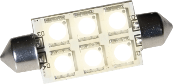 Båtsystem Lyspære LED Festoon 2 1,5W 8-30V 42mm