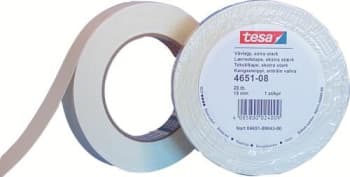 Tesabånd Hvit 19mm 25m