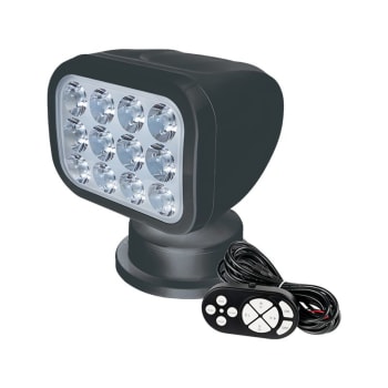 Seaflo LED Lyskaster m/fjernkontroller 28W Sort