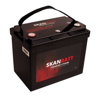 Skanbatt Premium Lithium 12V 87Ah 100A BMS Bluetooth