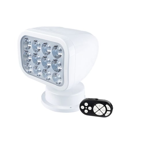 Seaflo LED Lyskaster m/fjernkontroll 28W Hvit