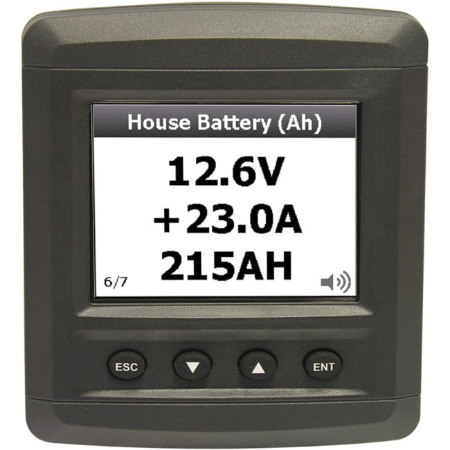 Bep Voltmeter/Shuntamperemeter m/Fargeskjerm