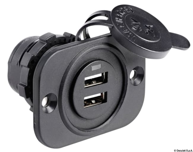 USB-Kontakt Dobbel 12/24V