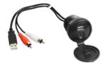 Usb And Auxiliary Audio Input Jack
