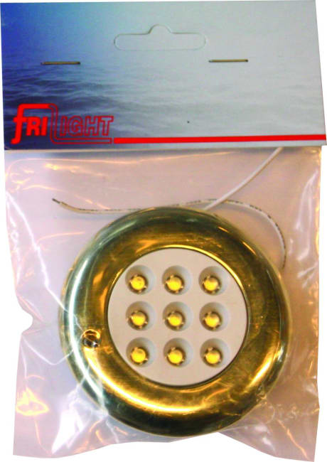 Båtsystem Downlight Nova LED Gull m/bryter
