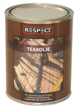 Respect Teakolje m/UV Filter 1 liter