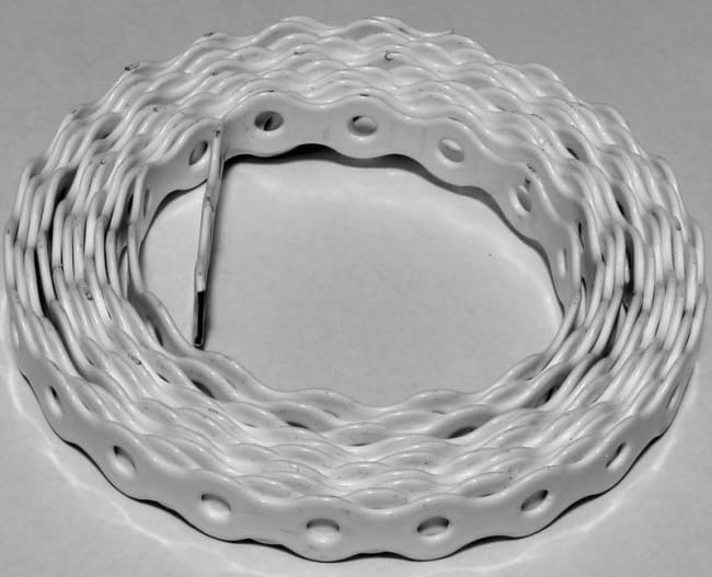 Patentbånd Plast Hvit 12mm 10m