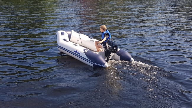 Maritim Gummibåt 280 Hvit/Blå - slideshow 10
