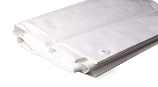 Presenning 450g PVC 4x6m Hvit