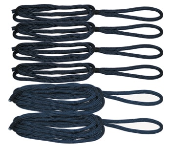 Fortøyningspakke 12mm mørk Blått