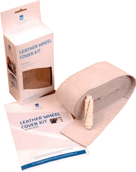 Skinntrekk Brunt til ratt Ø111cm 22mm