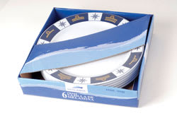 Ocean Melamine Middagstall. 10'' 6pk