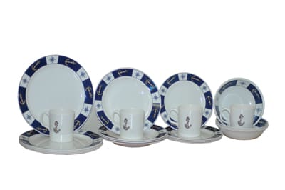 Ocean Melamine Grunnsett 20 Deler
