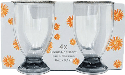 Glass juice 0,17 liter