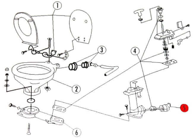 Pakning Flens Utløp Matromarine