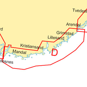 Båtsportkart D Torungen-Lindesnes