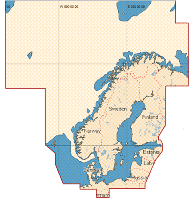 C-Map Max Mega Wide Norden (Ikke Island) C-Card