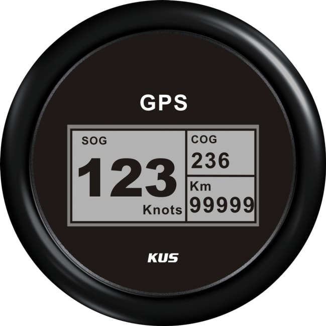 Kus fartsmåler GPS digital 85mm