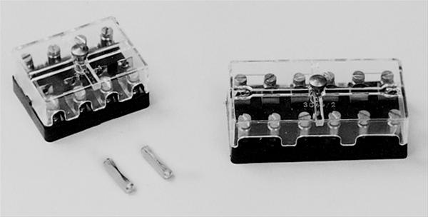 Sikringsboks for keramiske sikringer