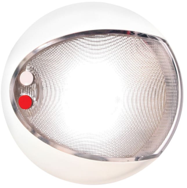 Hella EuroLED 130 Touch Hvitt/rødt Lys, Hvit 12/24V