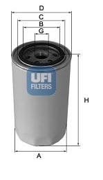 Oljefilter Spin-On Perkins UFI 21.138.00