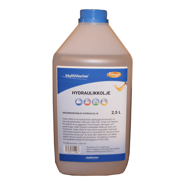 Multimarine Hydraulikkolje 2,5 liter