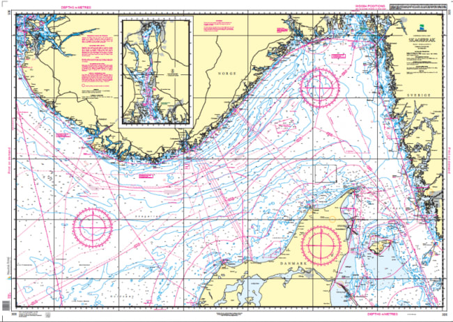 Overseilingskart Skagerrak 305